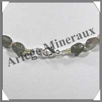LABRADORITE - Collier Compos - Ovales 8x6 mm - 46 cm - M006