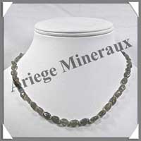 LABRADORITE - Collier Compos - Ovales 8x6 mm - 47 cm - M007