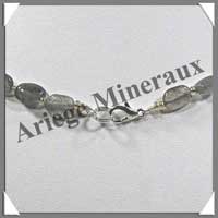 LABRADORITE - Collier Compos - Ovales 8x6 mm - 47 cm - M007