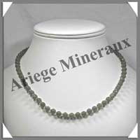 LABRADORITE - Collier Perles 6 mm - 45 cm - C001