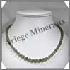 LABRADORITE - Collier Perles 6 mm - 48 cm - M001 Madagascar