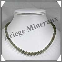 LABRADORITE - Collier Perles 6 mm - 48 cm - M001