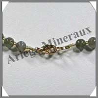 LABRADORITE - Collier Perles 6 mm - 48 cm - M001
