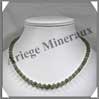 LABRADORITE - Collier Perles 6 mm - 47 cm - M003 Madagascar