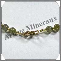 LABRADORITE - Collier Perles 6 mm - 47 cm - M003