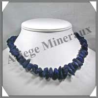 LAPIS LAZULI - Collier Baroque (Gros Morceaux) - 49 cm - M001
