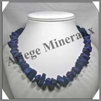 LAPIS LAZULI - Collier Baroque (Gros Morceaux) - 50 cm - M002