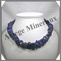 LAPIS LAZULI - Collier Baroque (Gros Morceaux) - 45 cm - M004