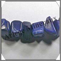 LAPIS LAZULI - Collier Baroque (Gros Morceaux) - 45 cm - M004