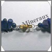 LAPIS LAZULI - Collier Baroque (Gros Morceaux) - 45 cm - M004