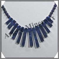 LAPIS LAZULI - Collier Compos - Barrettes en Dgrad - 48 cm - LAPI-COMPA