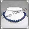 LAPIS LAZULI - Collier Perles 10 mm - 44 cm - A002 Afghanistan