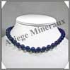 LAPIS LAZULI - Collier Perles 10 mm - 43 cm - A005 Afghanistan