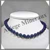 LAPIS LAZULI - Collier Perles 10 mm - 44 cm - A007 Afghanistan