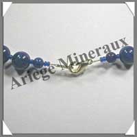 LAPIS LAZULI - Collier Perles 10 mm - 47 cm - M001