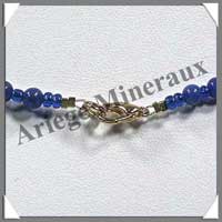 LAPIS LAZULI - Collier Perles 4 mm - 46 cm - M003