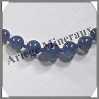 LAPIS LAZULI - Collier Perles 4  10 mm en dgrad - 45 cm - M003