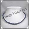 LAPIS LAZULI - Collier Perles 4 et 6 mm en altern - 45 cm - C003 Afghanistan