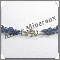 LAPIS LAZULI - Collier Perles 4 et 6 mm en altern - 45 cm - C003