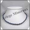 LAPIS LAZULI - Collier Perles 4 et 6 mm en altern - 44 cm - C004 Afghanistan