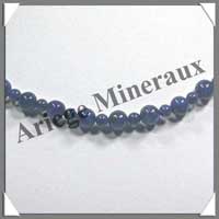 LAPIS LAZULI - Collier Perles 4 et 6 mm en altern - 44 cm - C004