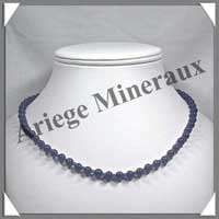LAPIS LAZULI - Collier Perles 6 mm - 46 cm - C001