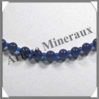 LAPIS LAZULI - Collier Perles 6 mm - 46 cm - C001