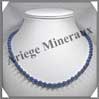 LAPIS LAZULI - Collier Perles 6 mm - 49 cm - M001 Afghanistan