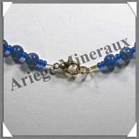 LAPIS LAZULI - Collier Perles 6 mm - 49 cm - M001