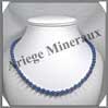 LAPIS LAZULI - Collier Perles 6 mm - 49 cm - M002 Afghanistan