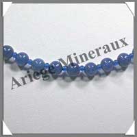 LAPIS LAZULI - Collier Perles 6 mm - 49 cm - M002