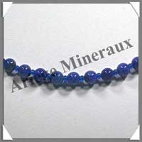 LAPIS LAZULI - Collier Perles 6 mm - 46 cm - M003