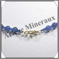 LAPIS LAZULI - Collier Perles 6 mm - 46 cm - M003