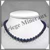 LAPIS LAZULI - Collier Perles 8 mm - 45 cm - C001 Afghanistan