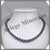 LAPIS LAZULI - Collier Perles 8 mm - 48 cm - M001 Afghanistan