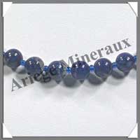 LAPIS LAZULI - Collier Perles 8 mm - 48 cm - M001