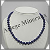 LAPIS LAZULI - Collier Perles 8 mm - 47 cm - M002 Afghanistan