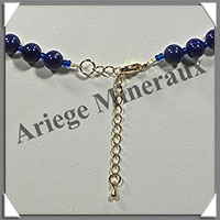 LAPIS LAZULI - Collier Perles 8 mm - 47 cm - M002
