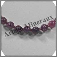 LEPIDOLITE - Collier Perles 6  8 mm en dgrad - 44 cm - M002