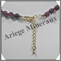 LEPIDOLITE - Collier Perles 6  8 mm en dgrad - 44 cm - M002
