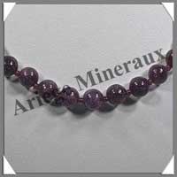 LEPIDOLITE - Collier Perles 6  8 mm en dgrad - 44 cm - M003