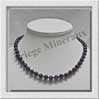 LEPIDOLITE - Collier Perles 8 mm - 45 cm - M003 Brsil