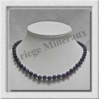 LEPIDOLITE - Collier Perles 8 mm - 46 cm - M005
