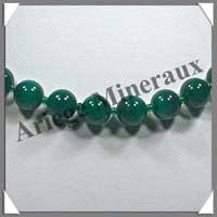 MALACHITE - Collier Perles 10 mm - 43 cm - C001