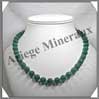 MALACHITE - Collier Perles 10 mm - 47 cm - C003 Zare