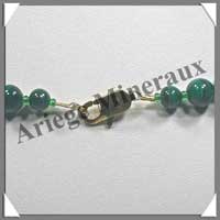 MALACHITE - Collier Perles 10 mm - 47 cm - C003