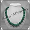 MALACHITE - Collier Perles 10  18 mm en dgrad - 55 cm - M001 Zare