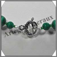 MALACHITE - Collier Perles 10  18 mm en dgrad - 55 cm - M001