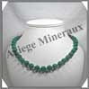 MALACHITE - Collier Perles 11 mm - 47 cm - M001 Zare