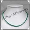 MALACHITE - Collier Perles 4 mm - 46 cm - M003 Zare